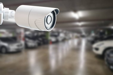 Güvenlik kamerası araba konseptini koruyor. Güvenlik kamerası