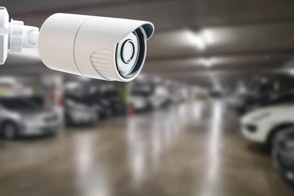 Cámara Seguridad Cctv Proteger Concepto Coche Vigilancia Seguridad — Foto de Stock