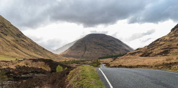 Glencoe Paisajes Planos Montañas Colinas Tres Hermanas Panorama Rural Primavera —  Fotos de Stock