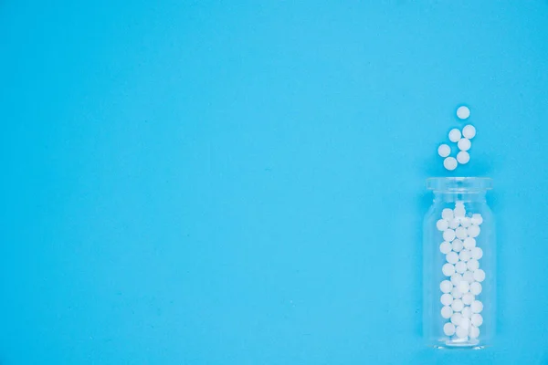 Homeopati Konsep Homeopati Dengan Pil Homeopati — Stok Foto