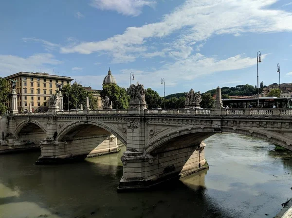 Pont Sur Rivière Paris France — Photo