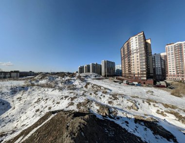 kirli şehir görüntüsü