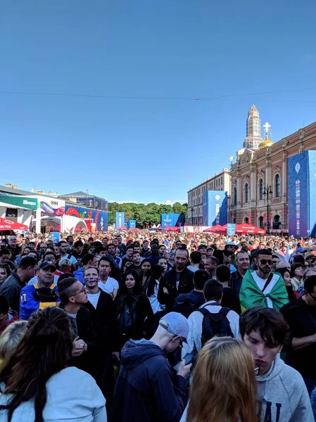 サンクトペテルブルクでの 2018 Fifa ワールド カップ — ストック写真
