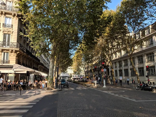 Utca Város Párizs Stock Fotó