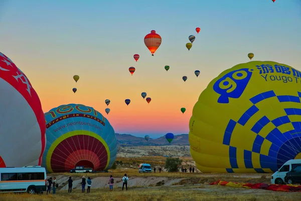 カッパドキアの気球飛行 — ストック写真