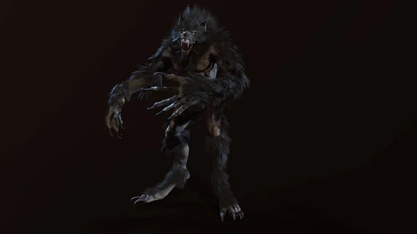 Werwolf 3D rendern — Stockfoto