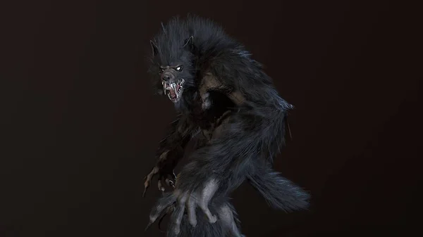 Hombre lobo 3d render —  Fotos de Stock