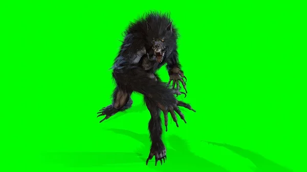 Wilkołak render 3d — Zdjęcie stockowe