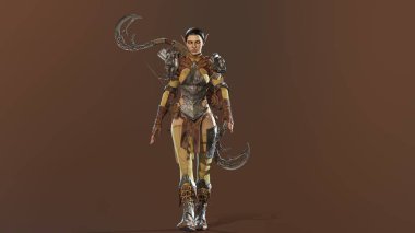 Elf Güzel Kadın 3d render