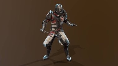 Zırhlı Şövalye, 3 boyutlu görüntüleme.