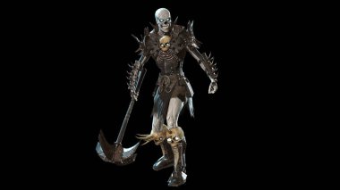 Necromancer, arka planda 3B modeli oluştur