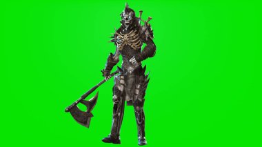 İskelet, arka planda 3B modeli oluştur