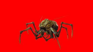 Şeytani böcek 3d oluşturucu