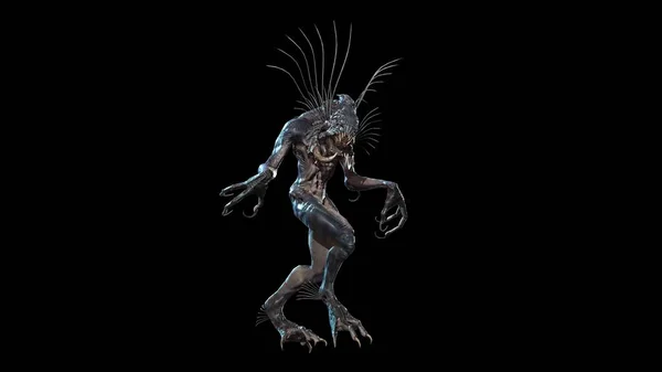 Demon mytomspunna monster 3d render — Stockfoto
