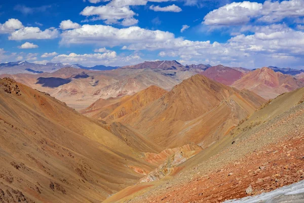 Widok Przełęczy Zortashkol Autostrady Pamir — Zdjęcie stockowe