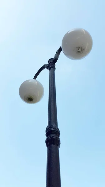 Lamppost Sky Photo Street Lamp — Zdjęcie stockowe