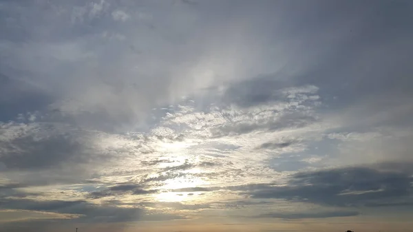 Bulutlar Fotoğraf Gün Batımında — Stok fotoğraf