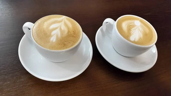 Duas Xícaras Café — Fotografia de Stock