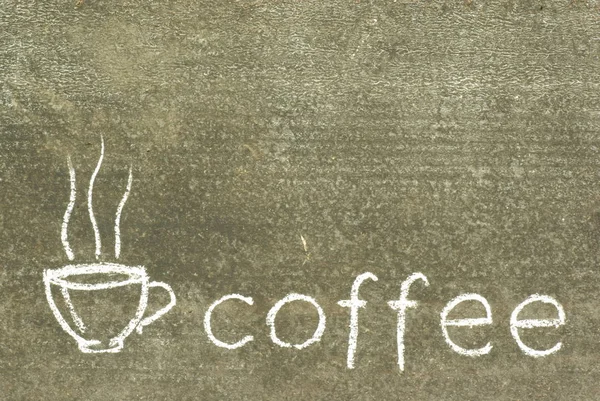 Koffie Koffie Reclame Uithangbord Voor Café Achtergrond Voor Het Menu — Stockfoto
