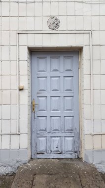 Kapı. Ahşap panel kapı kapı