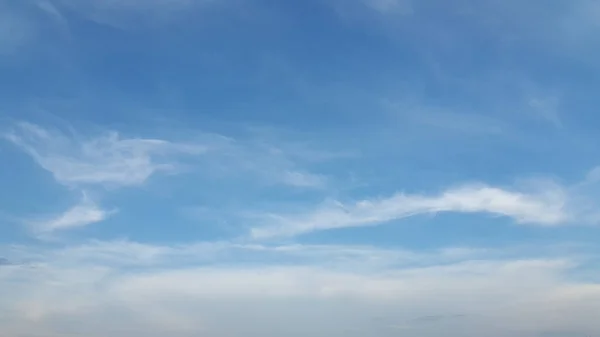 Облака Скай Облачный Фон Светло Белые Облака Голубом Небе — стоковое фото