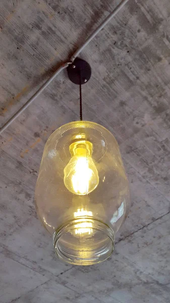 Lampa Dekorativ Lampa Dekorativ Glödlampa — Stockfoto