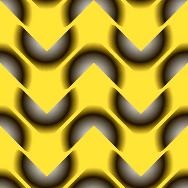 シームレスなテクスチャ 抽象的な背景 黄色の灰色のトーンでワットの背景 — ストックベクタ
