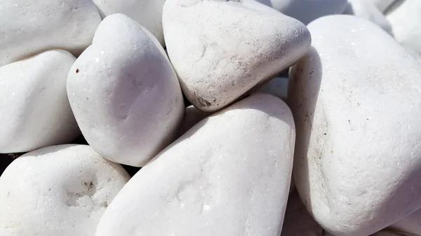 Stones. Small white pebbles. Ground stones. Small decorative stones