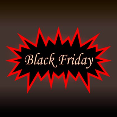 Kara Cuma. Black friday alışveriş müşteri vektör illüstrasyon düz tasarım. Satış