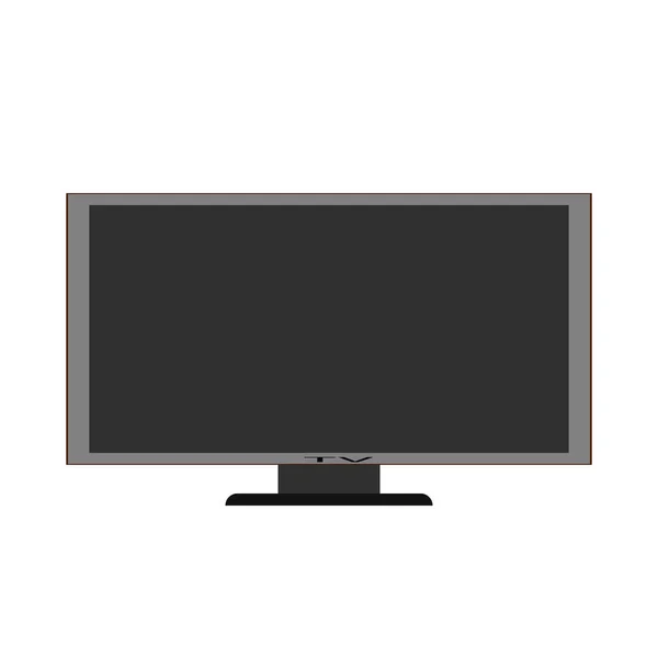 Pantalla Televisión Monitor Pantalla Negra Panel Publicitario Negro Imagen Pantalla — Vector de stock