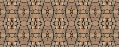 Dikişsiz mozaik. Eski arka plan. Dikişsiz doku. Mozaik. M