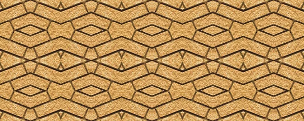 Paving slabs. Seamless texture. Brown decorative tile. Creative — Stock Photo, Image