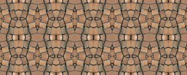 Dikişsiz mozaik. Eski arka plan. Dikişsiz doku. Mozaik. M