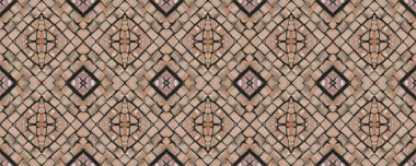 Dikişsiz doku. Mozaik. Dikişsiz mozaik. Eski arka plan. M