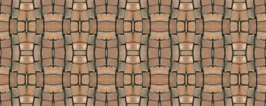 Dikişsiz mozaik. Eski arka plan. Dikişsiz doku. Mozaik. M