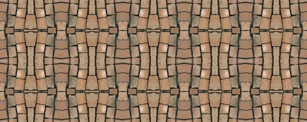 Dikişsiz mozaik. Eski arka plan. Dikişsiz doku. Mozaik. M