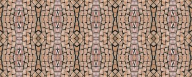 Dikişsiz doku. Mozaik. Dikişsiz mozaik. Eski arka plan. M