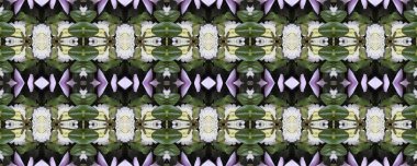 Çiçekli arka plan. Dikişsiz doku. Dikişsiz duvar kağıdı ve metin