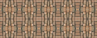 Dikişsiz mozaik. Eski arka plan. Dikişsiz doku. Mozaik. M