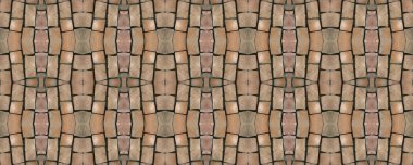 Dikişsiz mozaik. Eski arka plan. Dikişsiz doku. Mozaik. M