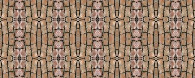 Dikişsiz mozaik. Eski arka plan. Dikişsiz doku. Mozaik. M