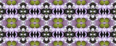 Çiçekli arka plan. Dikişsiz doku. Dikişsiz duvar kağıdı ve metin