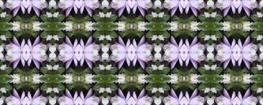 Çiçekli arka plan. Dikişsiz doku. Dikişsiz duvar kağıdı ve metin