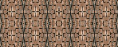 Dikişsiz mozaik. Eski arka plan. Dikişsiz doku. Mozaik. M