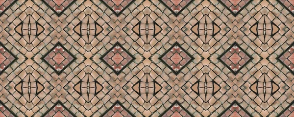 Nahtlose Textur. Mosaik. nahtloses Mosaik. Vintage-Hintergrund. Ich bin — Stockfoto