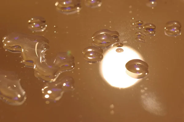 Wassertropfen Auf Ein Glas — Stockfoto