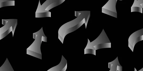Flèche Croissante Graphique Fond Motif Sans Couture Flèches Contexte Abstrait — Image vectorielle