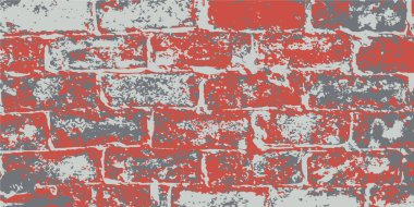 Tuğla işi. Tuğla duvar Web sitesi ve broşür için klasik geçmiş. Vektör illüstrasyonu eps-10