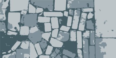 Döşemeli mozaik. Mozaik duvarcılık. Klasik arka plan. Vektör illüstrasyonu eps-10