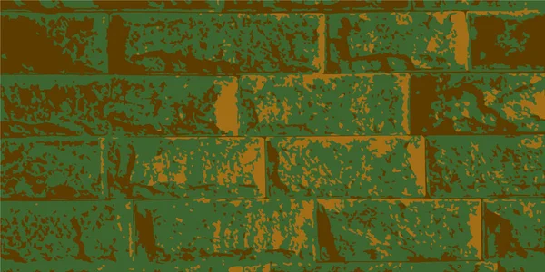 Cegła Ściana Cegły Vintage Tło Dla Strony Internetowej Ulotki Ilustracja — Wektor stockowy